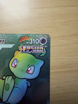 Pokemon Card Mew VMAX Rainbow Secret Rare Holo Fusion Strike 268/264 NM - Image 3