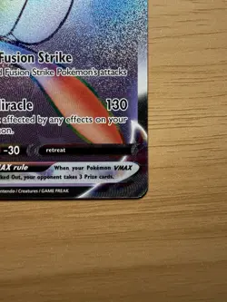 Pokemon Card Mew VMAX Rainbow Secret Rare Holo Fusion Strike 268/264 NM - Image 5