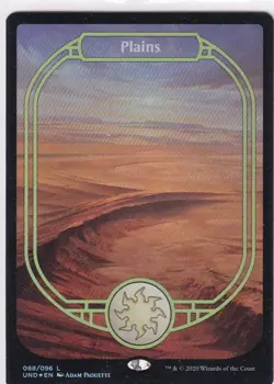 Plains - Foil (Full Art) NM, English MTG Unsanctioned - Image 1