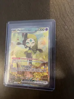 Pokemon TCG Meloetta EX Full Art Black Bolt Card 167/086 Sir - Image 1