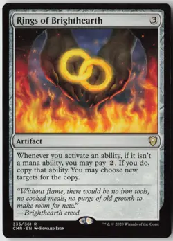 Rings of Brighthearth (335) - Normal - Commander Legends (CMR) - NM - Image 1