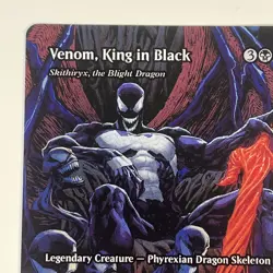 Venom, King in Black Borderless Non-Foil #22 MTG Spider-Man EN NM - Image 2