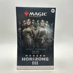 Modern Horizons 3 MTG COMMANDER DECK TRICKY TERRAIN New - Image 1