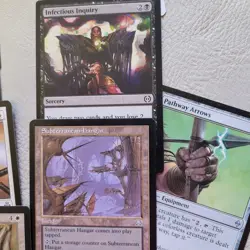 Custom Commander MTG Deck Magic = Power Level Brackett 1 *Orzhov Poison infect* - Image 5