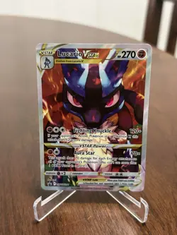 Lucario Vstar Pokemon Crown Zenith Promo SWSH291 - Image 1