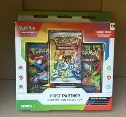 Pokemon TCG First Partner Illustration Collection Series 1 New Sealed - Image 1