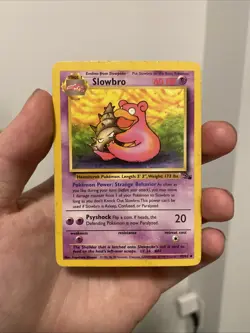 Pokemon TCG Slowbro Fossil 43/62 Regular 1999-2000 Wizards Base Set Copyright... - Image 1