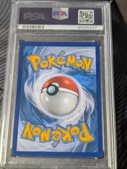 2015 POKEMON XY DOUBLE CRISIS #15 FULL ART/TEAM MAGMA'S GROUDON EX PSA 7 See Pic - Image 2