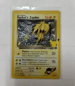 Pokemon Rocker’s Zapdos 15/132 25th Anniversary Celebrations Classic Collection - Image 1