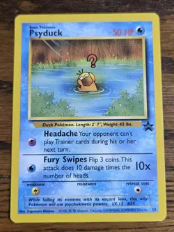 Pokemon Wotc Black Star Promo # 20 Psyduck,,LAST ONE,,,not played - Image 1