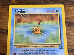 Pokemon Wotc Black Star Promo # 20 Psyduck,,LAST ONE,,,not played - Image 2