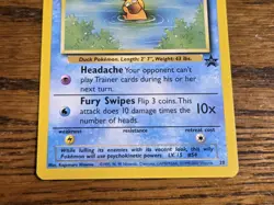 Pokemon Wotc Black Star Promo # 20 Psyduck,,LAST ONE,,,not played - Image 3