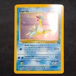 Lapras - (MP) Fossil Holo 10/62 1999 English Pokemon TCG - Image 1