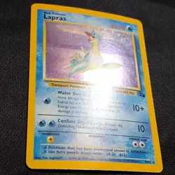 Lapras - (MP) Fossil Holo 10/62 1999 English Pokemon TCG - Image 2