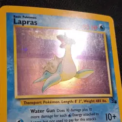 Lapras - (MP) Fossil Holo 10/62 1999 English Pokemon TCG - Image 3