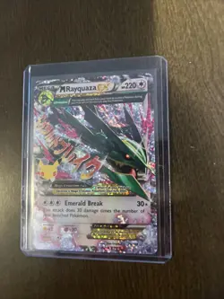 Pokemon TCG Mega Rayquaza EX Card - Emerald Break Attack - Image 2