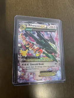 Pokemon TCG Mega Rayquaza EX Card - Emerald Break Attack - Image 3
