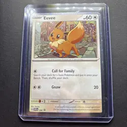 Pokemon TCG Eevee SVP200 Black Star Cosmos Holo Promo Destined Rivals NM - Image 1