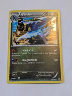 Pokemon Black & White Dragons Exalted GARCHOMP Holo Rare 90/124 NM/VLP - Image 1