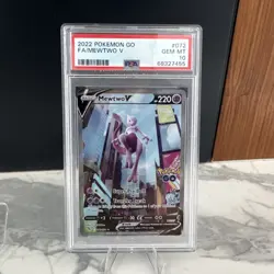 Mewtwo V (Alternate Full Art) 072/078 Pokemon GO Holo - Image 1