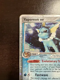 Vaporeon ex 110/113 Pokemon EX Delta Species DMG - Image 2