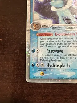 Vaporeon ex 110/113 Pokemon EX Delta Species DMG - Image 5