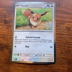 Eevee (Holiday Calendar) 133/165 Holo Pokemon NM - Image 1