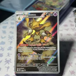 Pokemon TCG Alakazam 009 Me: Mega Evolution Promo Holo HP140 Psychic Draw - Image 1