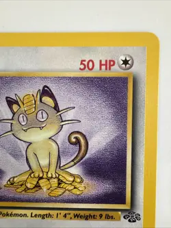 Pokemon TCG - MEOWTH - 1ST EDITION - 56/64 - WOTC - JUNGLE (1999) - LP - Image 3