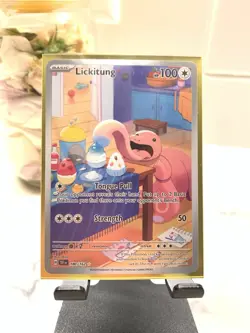 2024 Pokemon TEF EN-Temporal Forces Illustration Rare 180/162 Lickitung Mint MT - Image 2