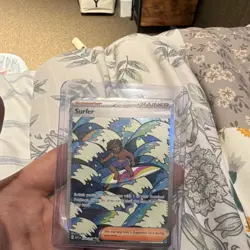 Pokemon TCG Surfer Supporter ASC Full Art Holo 293/217 English - Image 1