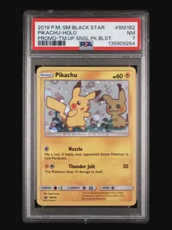 Pokemon Pikachu Team Up Blister Black Star Holo Promo - Image 1