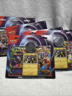 (LOT OF 5) Pokemon TCG Mega Evolution + Phantasmal Flames Raikou 2-pack Blister - Image 1