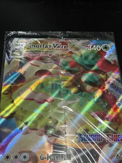 Pokemon Sealed Jumbo Snorlax VMAX 142/202 2020 Sword & Shield Promo Oversized - Image 3