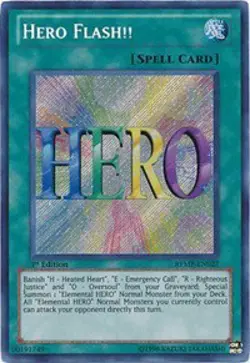 Ra Yellow Mega Pack #RYMP-EN027 Hero Flash!! UN - Image 1