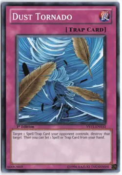 Yugioh - Dust Tornado YS11-EN033 1st Edition - Starter Deck: Dawn of the Xyz - Image 1