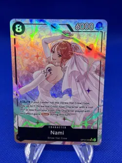One Piece Adventure on Kami’s Island Nami OP15-086 Alternate Alt Art NM - Image 1