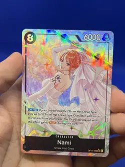 One Piece Adventure on Kami’s Island Nami OP15-086 Alternate Alt Art NM - Image 2