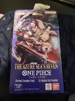 One Piece OP14 Sleeved Booster Pack The Azure Seas Seven English Sea’s OP-14 - Image 1