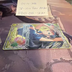 One Piece TCG Nico Robin SR SP Alternate Art Parallel Japanese EB03-055 Parallel - Image 4
