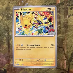 Pikachu Promo 2025 World Championships SVP EN 225 Pokemon Card Worlds NM - Image 1