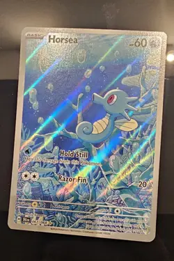 Pokemon TCG Horsea 067/064 Sv: Shrouded Fable Illustration Rare Holo Card -LP - Image 1
