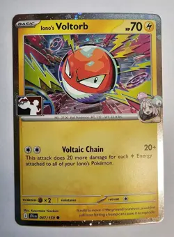 Iono's Voltorb 047/159 Prize Pack Series Cards Holo - Image 1
