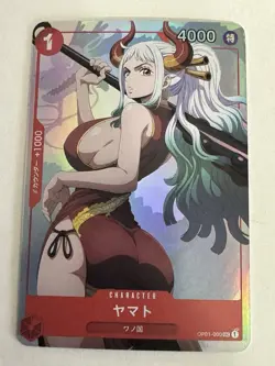 YAMATO ONE PIECE Holographic Custom Art Goddess Story Anime Collectible Card - Image 1