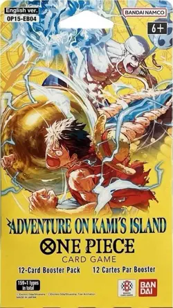 — LOT OF 5 — One Piece Adventure on Kamis Island Booster Pack 12 Cards English - Image 1