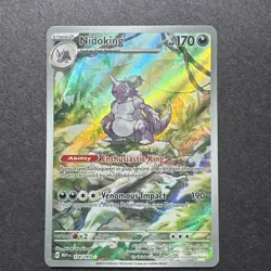 NIDOKING 174/165 Illustration Rare SV151 MEW Pokemon TCG card - Image 1