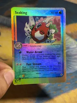 Seaking 21/109 Reverse Holo Rare EX Ruby & Sapphire Pokemon Card 2003 MP - Image 2