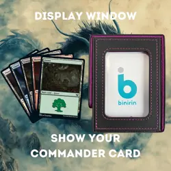 MTG Deck Box with Commander Display Window, Fits 280+ Double-Sleeved Cards, Stro - Image 2