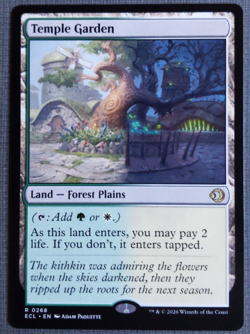 Temple Garden | NM | MTG Lorywn Eclipsed - Forest Plain Land - Image 1