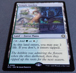 Temple Garden | NM | MTG Lorywn Eclipsed - Forest Plain Land - Image 2